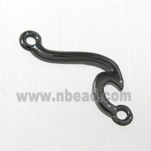 copper snake connector, black plated