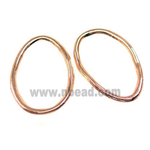 colorfast copper linker, rose gold