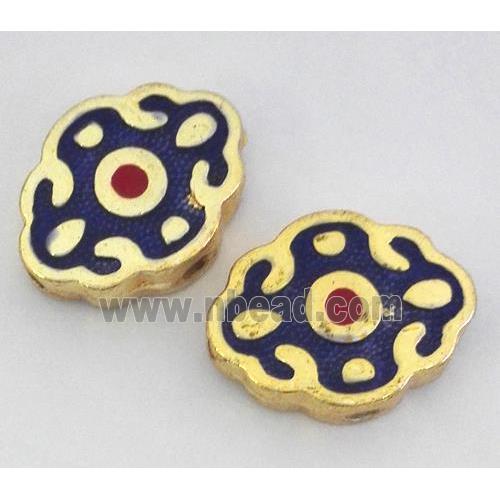 enameling copper spacer bead, colorfast