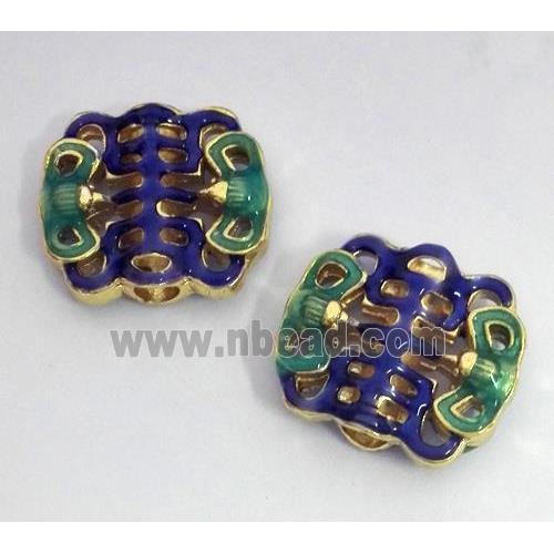 enameling copper spacer bead, colorfast