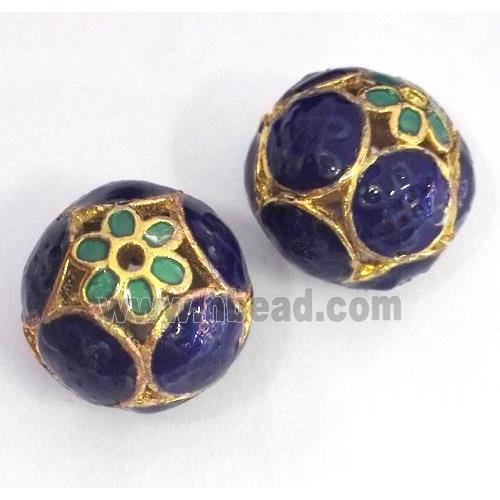 enameling copper spacer bead, colorfast