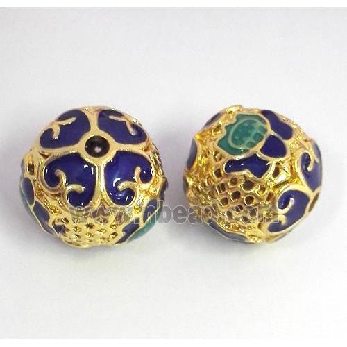 enameling copper spacer bead, colorfast