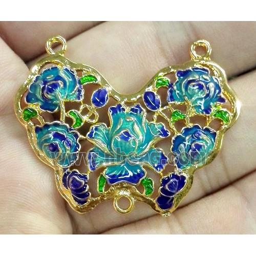 enameling copper pendant, colorfast