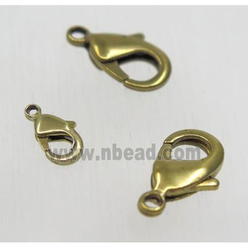 Raw Brass Lobster Clasp