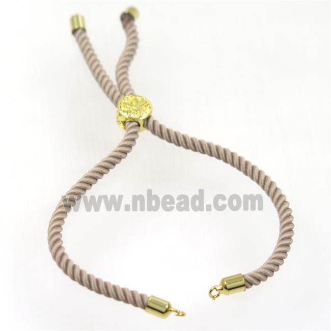 nylon cord bracelet chain