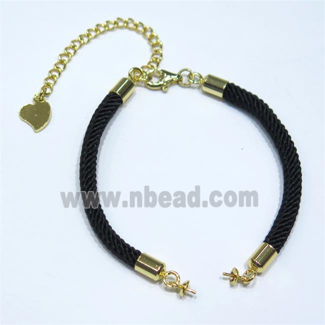 black red nylon cord for bracelet