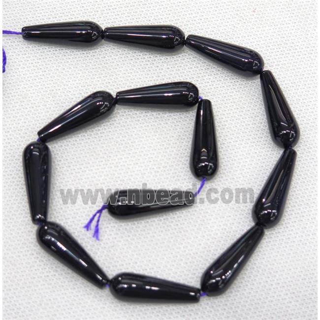 darkpurple Agate teardrop beads