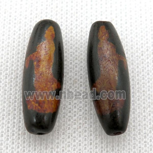 tibetan DZi rice beads