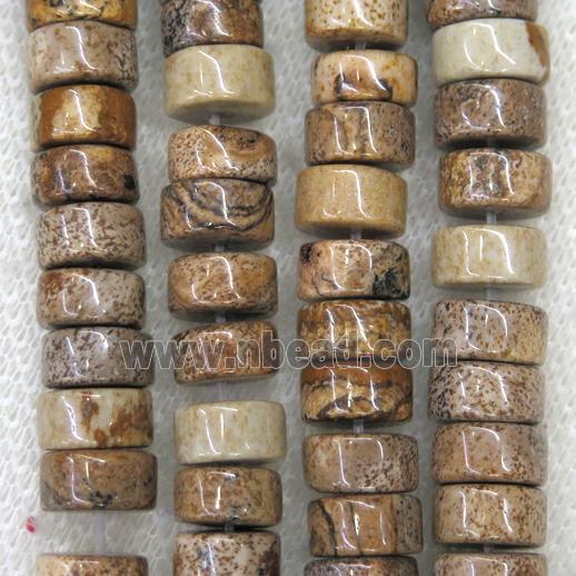 Picture Jasper beads, heishi