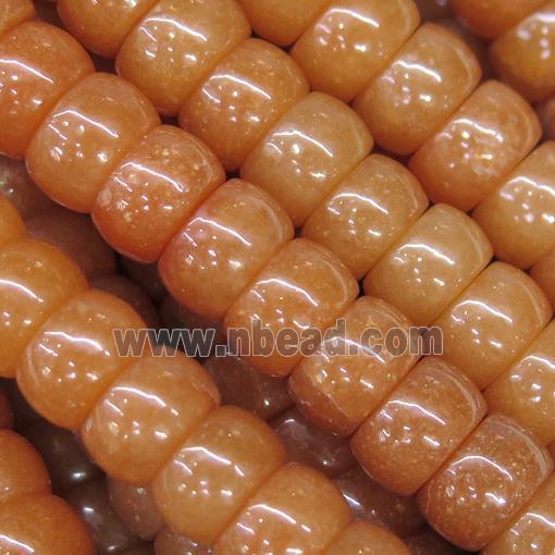 red Aventurine barrel beads