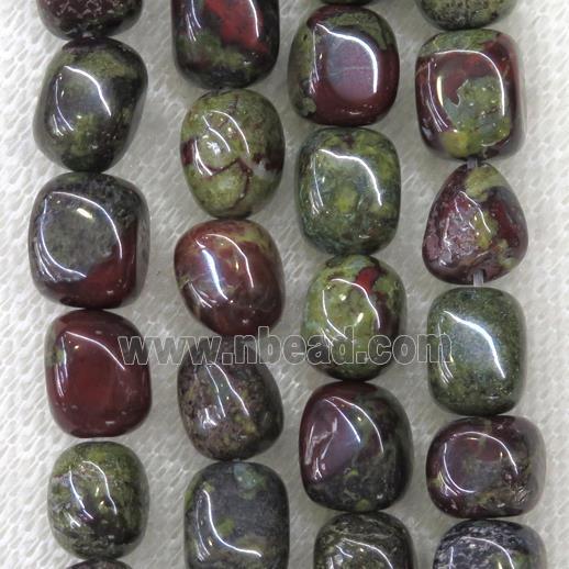 Dragon BloodStone beads, freeform