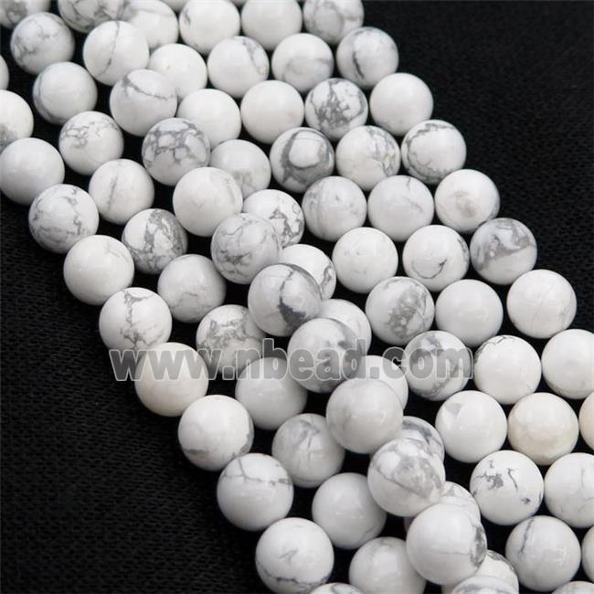 round white Howlite Turquoise beads