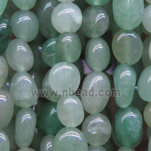 green Aventurine bead chips, freeform