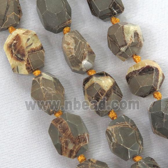 Demon Jasper beads, freeform