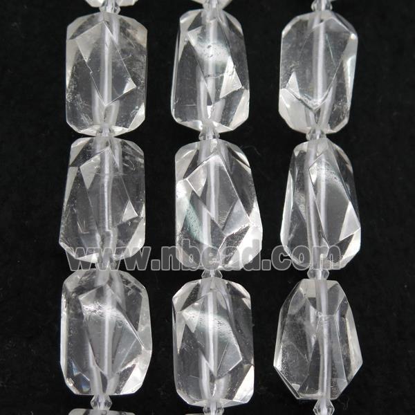 Clear Quartz nugget beads, freeform