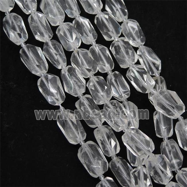 Clear Quartz nugget beads, freeform