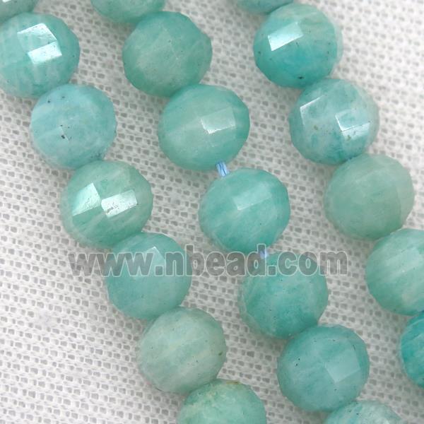 green Amazonite lantern Beads