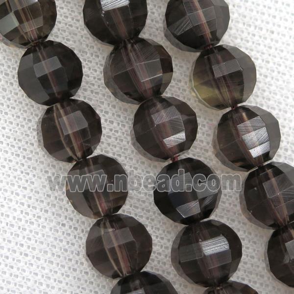 Smoky Quartz lantern beads