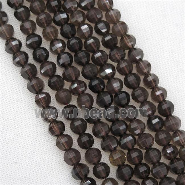 Smoky Quartz lantern beads