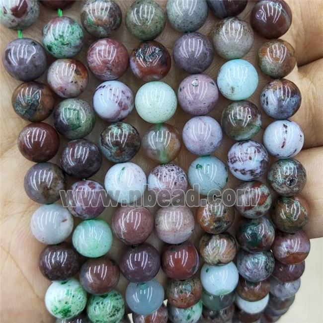 round African Jadeite beads, dye