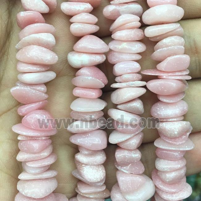 Rhodonite chip beads