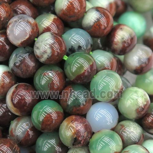 Australian Chrysoprase Beads, round