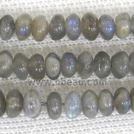 Labradorite rondelle beads