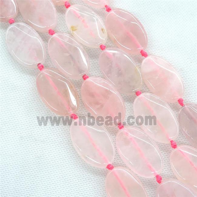 Rose Quartz oval Beads