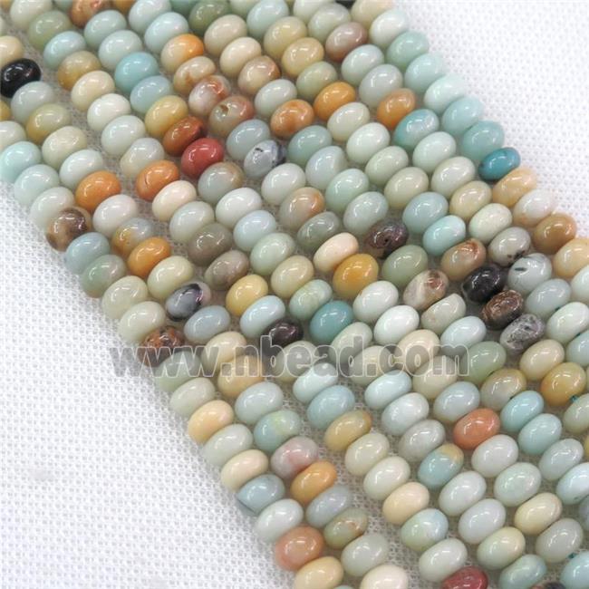 Chinese Amazonite rondelle beads