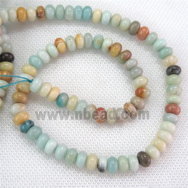 Chinese Amazonite rondelle beads