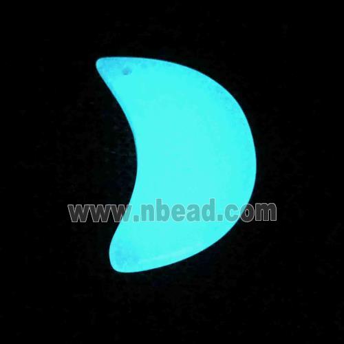 noctilucent stone moon pendants, mixed