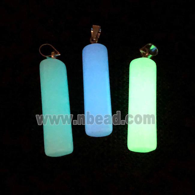 noctilucent stone column pendants, mixed