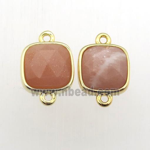 peach SunStone square connector