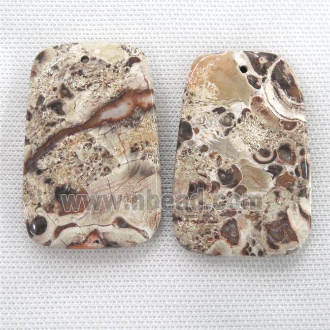 Ocean Jasper pendants, trapeziform