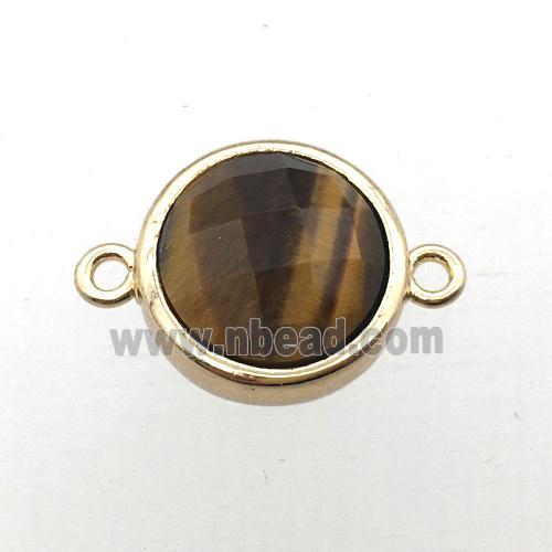 Tiger eye stone circle connector