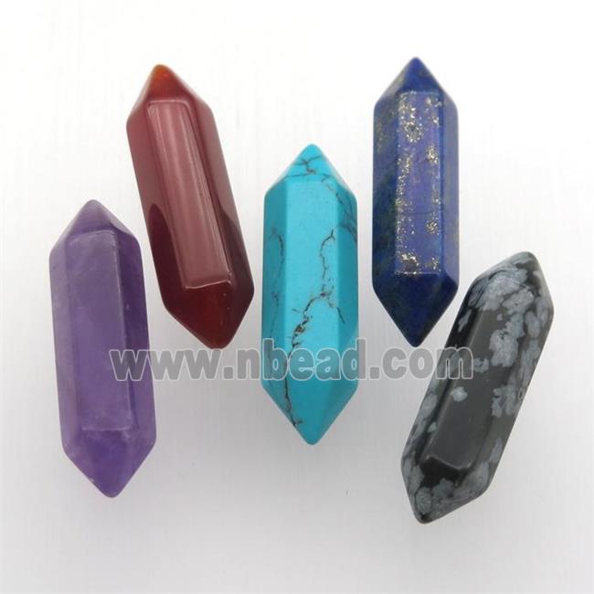 mixed gemstone bullet without hole