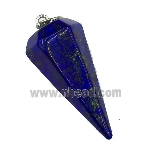 blue Lapis pendulum pendant