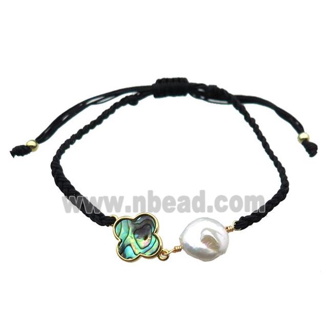 handmade bracelet with pearl bead