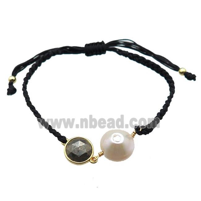 handmade bracelet with pearl bead