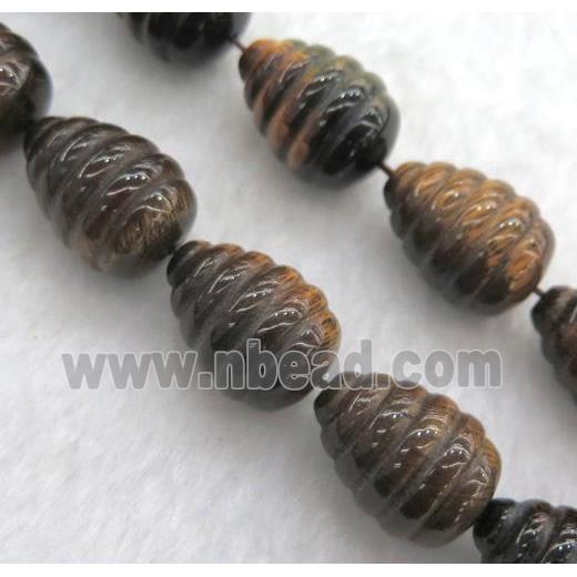 tiger eye stone teardrop beads