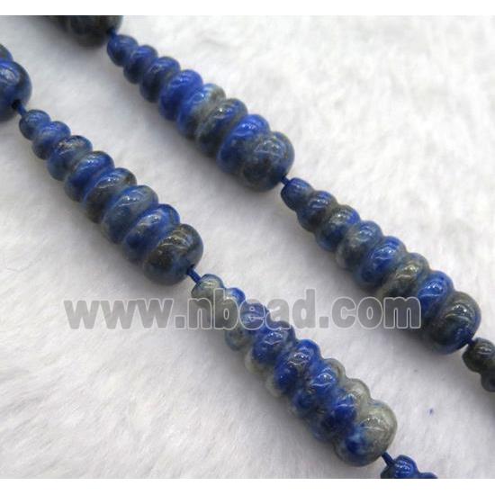 Lapis lazuli teardrop beads