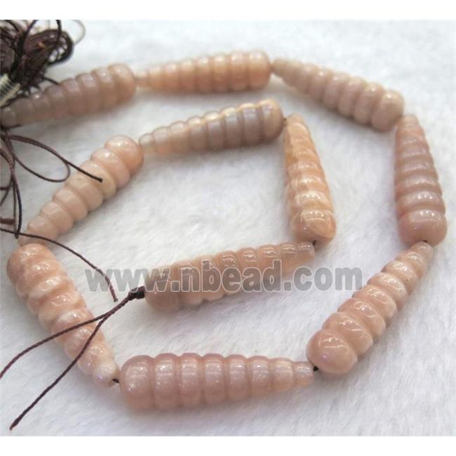 sunstone teardrop beads