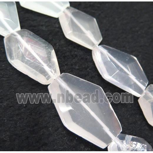 clear quartz bead, freeform