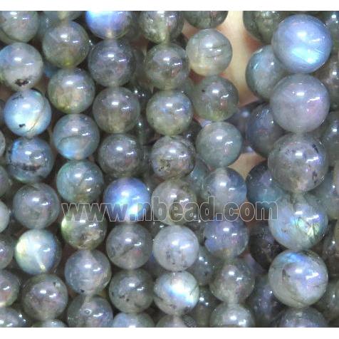 round Labradorite beads, AA-grade