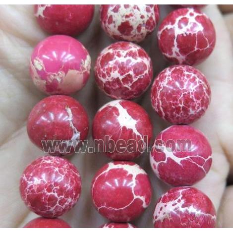 red Imperial Jasper Jasper beads, round