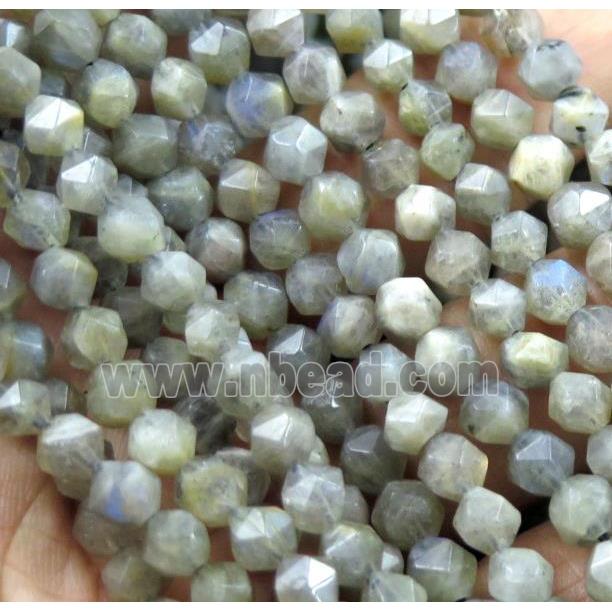 natural Labradorite beads cut round