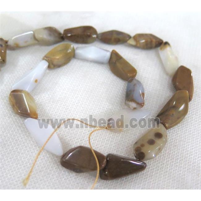 natural Agate beads, freeform