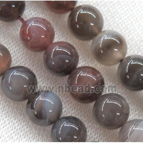 round Botswana Agate Beads