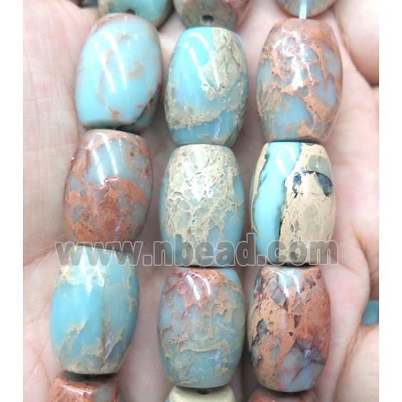 natural Imperial Jasper barrel beads, A grade