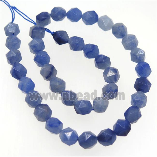 Blue Aventurine Beads Cut Round